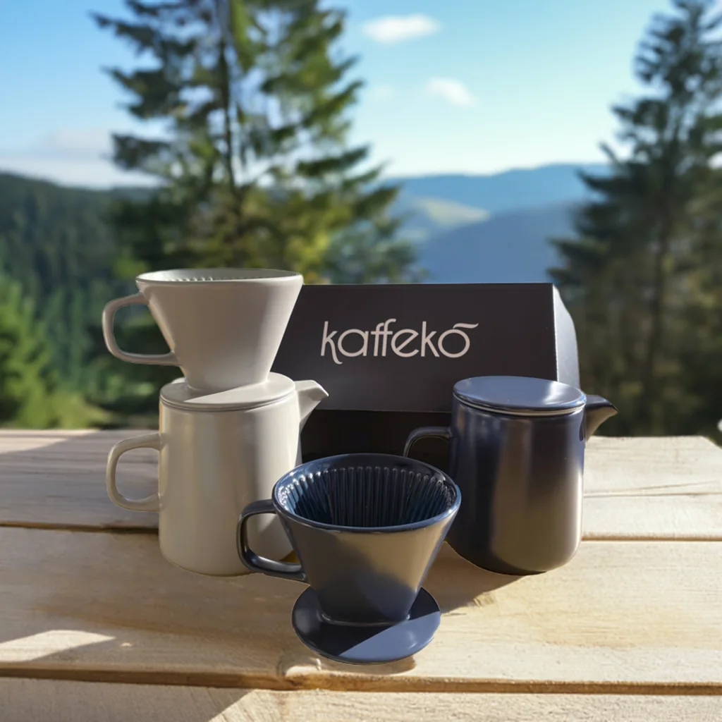 Kaffeko Keramik-Kaffeeset mit Karton