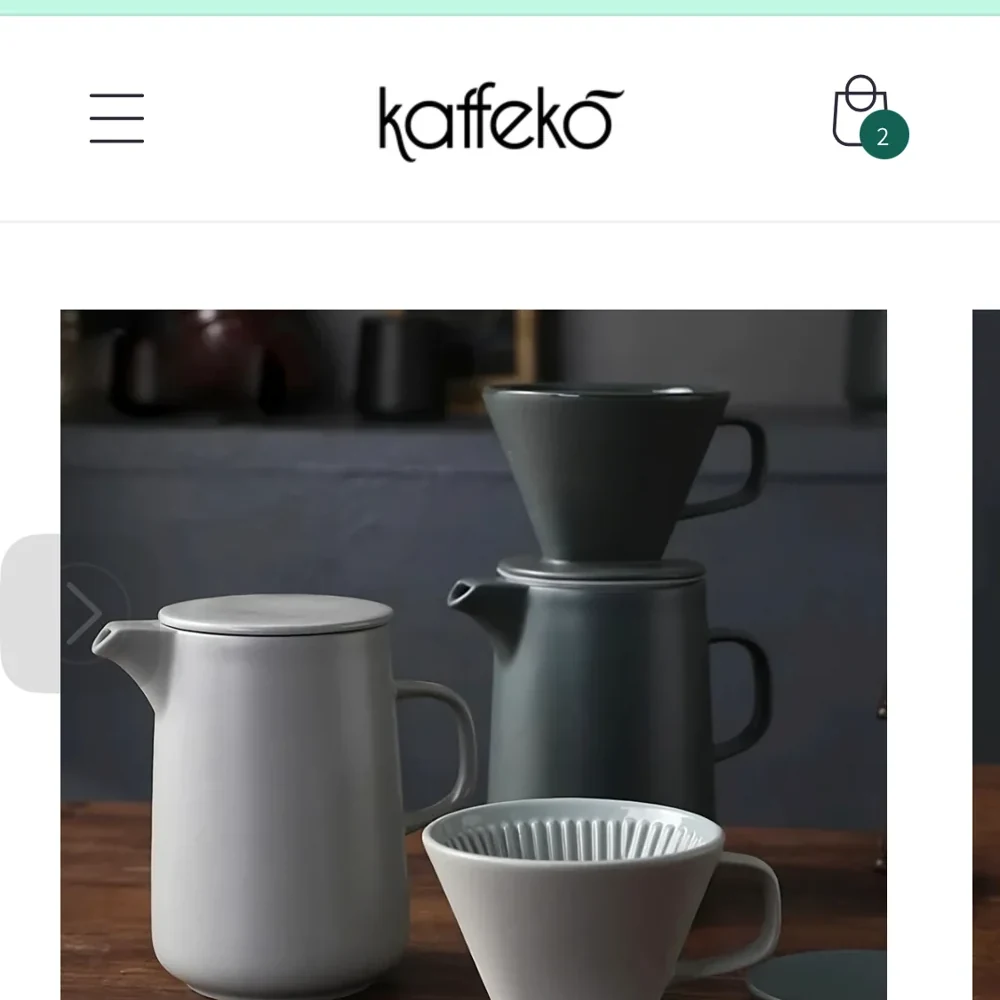 Produktgalerie mit Kaffeko-Set im Shop